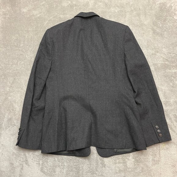 BROOKS BROTHERS Classic Gray Blazer Size 6 Wool 3 Button Pockets Made in USA - Picture 7 of 8